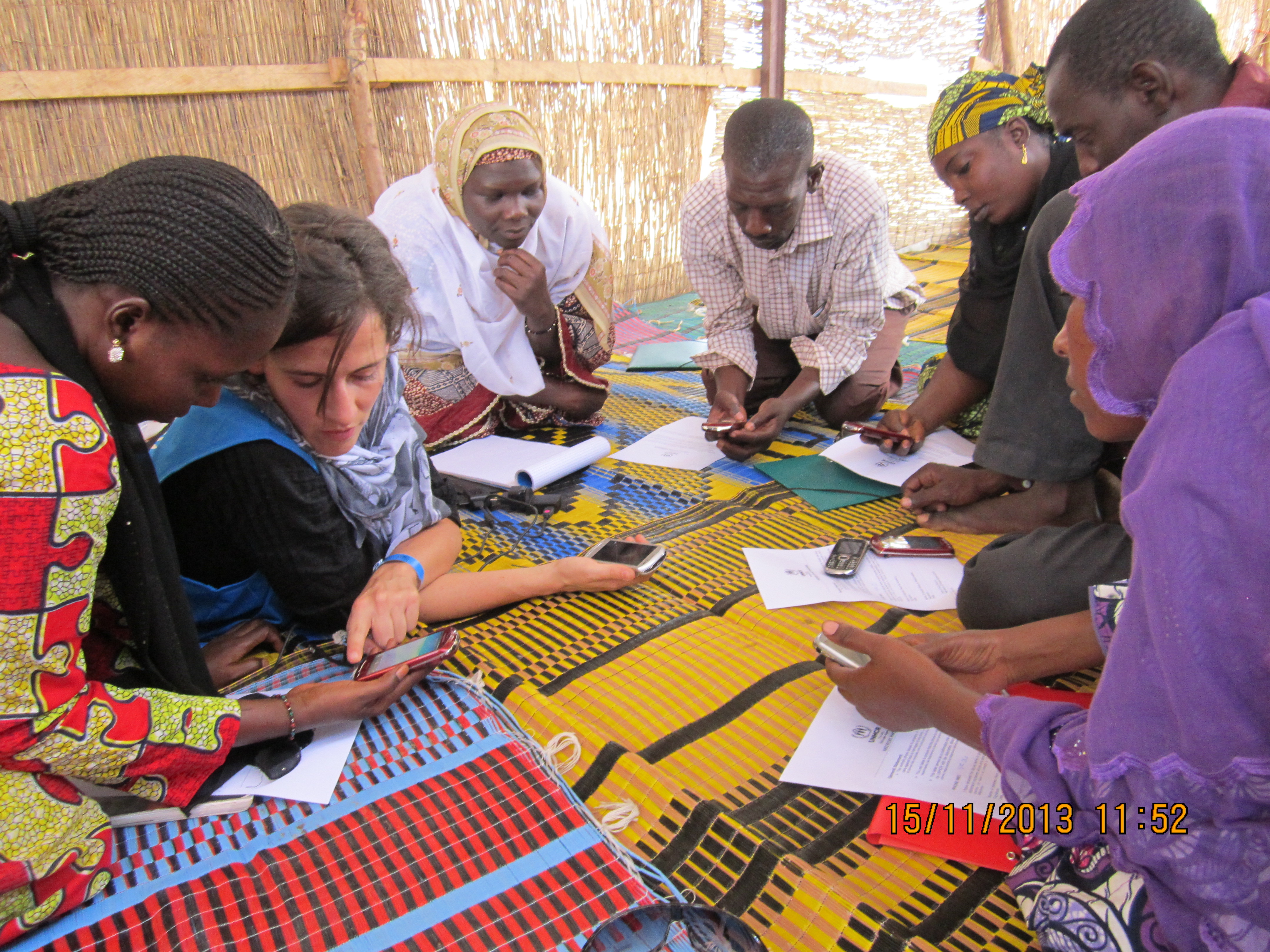 Training of enumerators in Mangaize refugee camp, Niger
