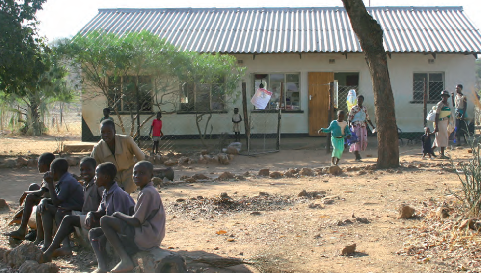 A health centre in Zimbabwe
