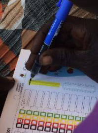 The counterfoil ID system field-tested in South Sudan