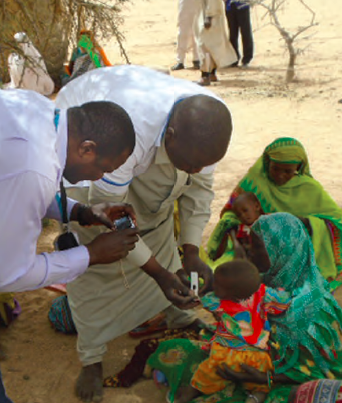 Mobile clinic in Chad