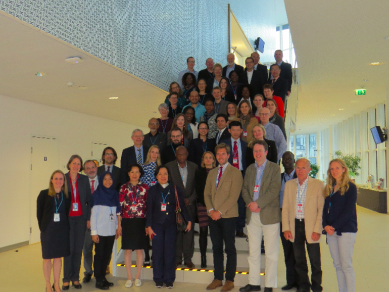 Participants at the IAEA-WHO-UNICEF joint workshop in Vienna