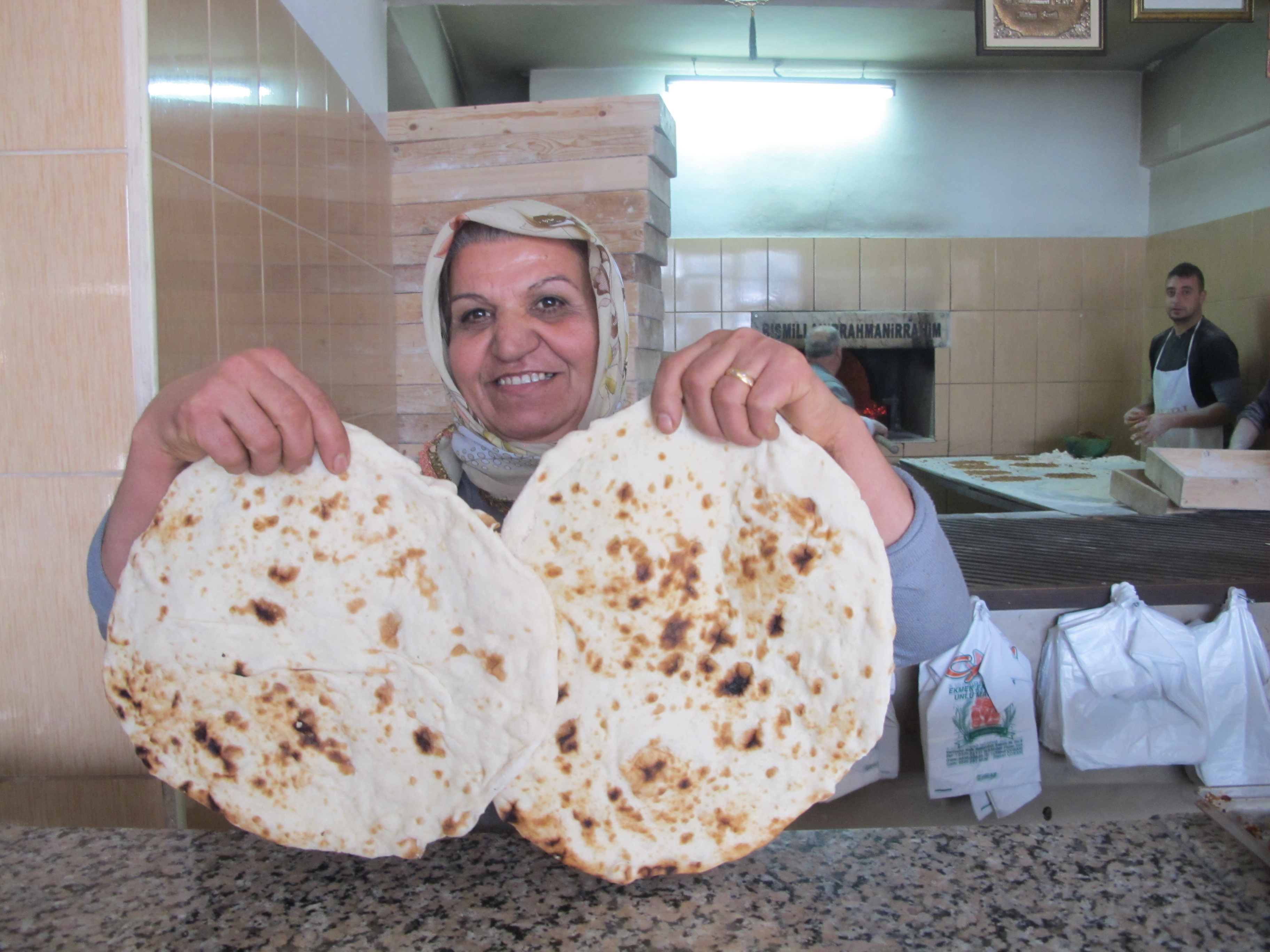 This family bakery began baking Arabic flat bread to cater to the taste of the Syrian refugees, and they now also deliver to the camps.