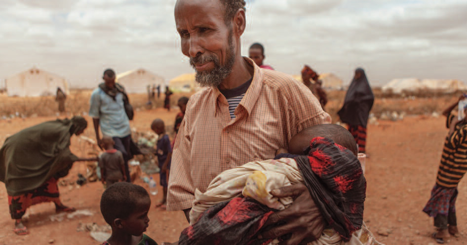 New Somali arrivals having crossed the border into Ethiopia