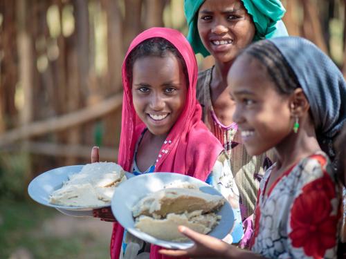 Pupils receiving free school meals in Oromia state, Ethiopia