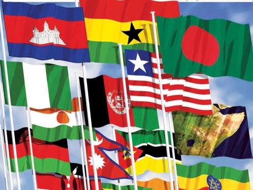 Cover image showing a range of flags