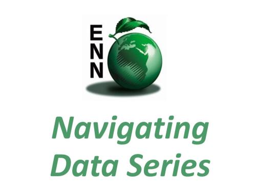 "Navigating Data Series" with the ENN, Irish Aid and Eleanor Cook Foundation logos.