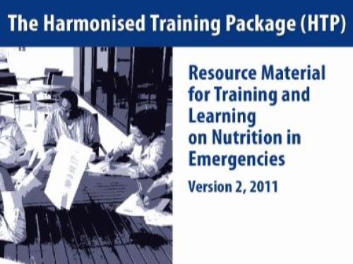 Front cover of the document 'The Harmonised Training Package'