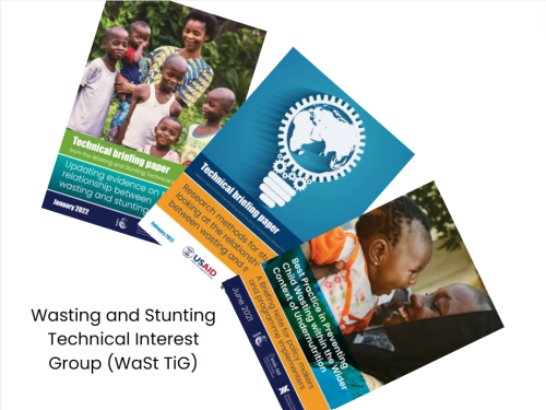 The three latest publications by the Wasting and Stunting Technical Interest Group