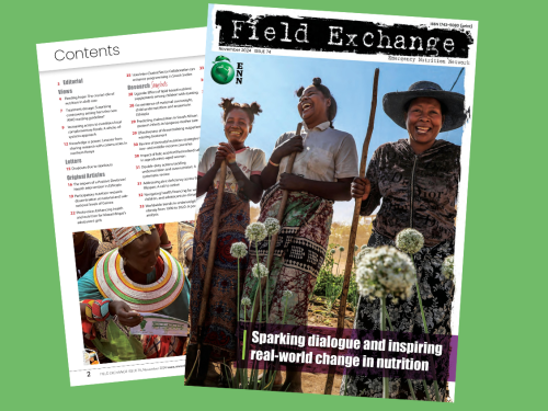 Front cover of Field Exchange issue 74