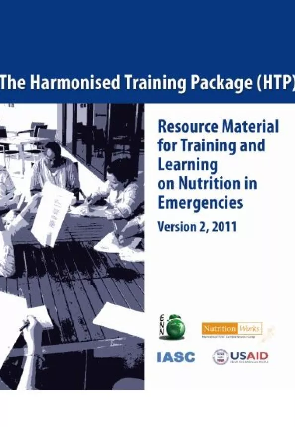 Front cover of the document 'The Harmonised Training Package'