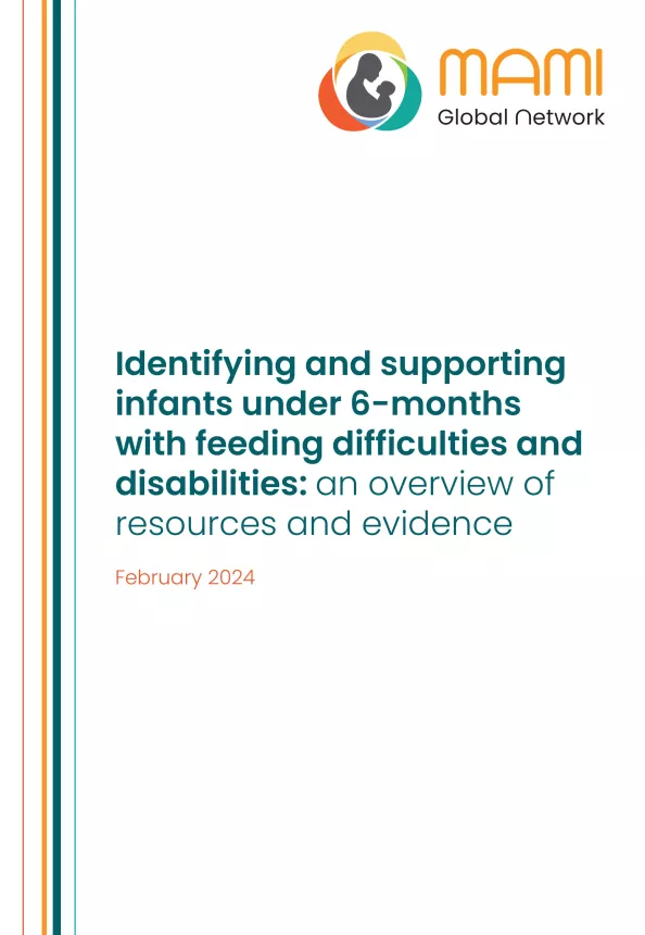 Identifying and supporting infants under 6-months with feeding difficulties and disabilities: an overview of resources and evidence