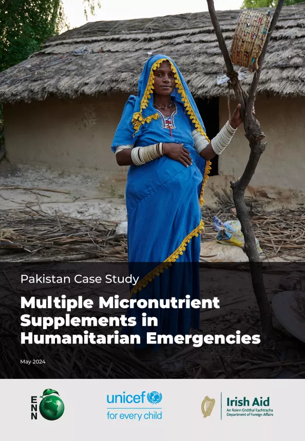 Front Cover of the Pakistan Case Study on Multiple Micronutrient Supplements in Humanitarian Emergencies