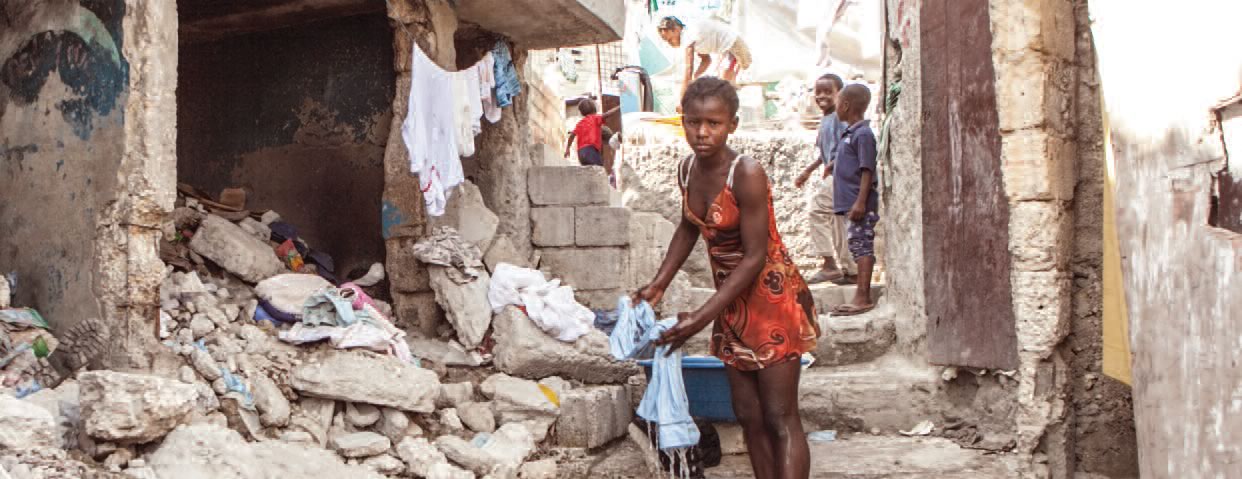 St Michelle, a poor neighbourhood in Haiti